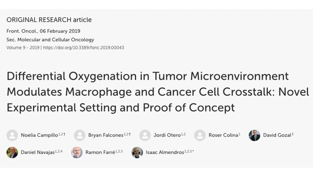 Differential Oxygenation in Tumor Microenvironment Modulates Macrophage and Cancer Cell Crosstalk: Novel Experimental Setting and Proof of Concept