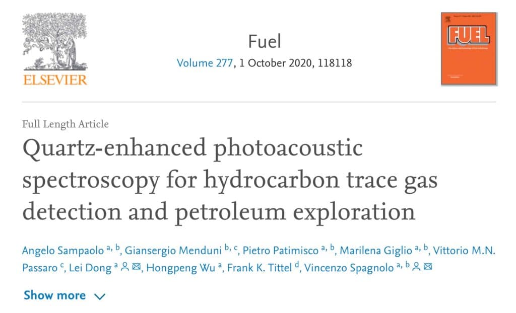 Elsevier – Scientific Paper – Gas Detection