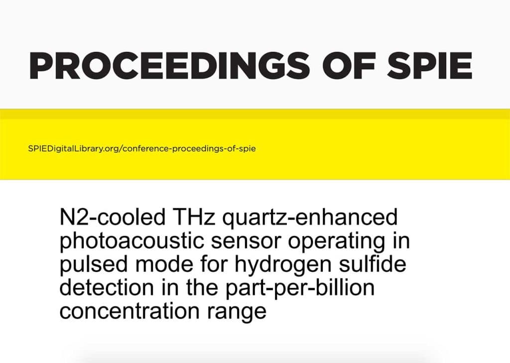 SPIE – Scientific Paper – Hydrogen Sulfide Detection