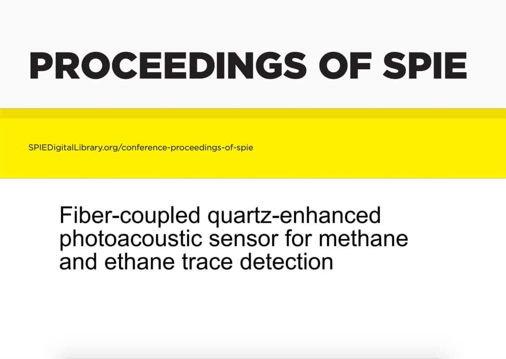 Spie – Scientific Paper – Methane and Ethane trace detection