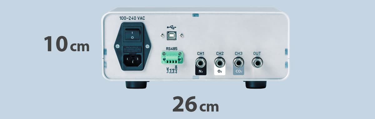 Gas Mixer for Incubator Back - MCQ Instruments