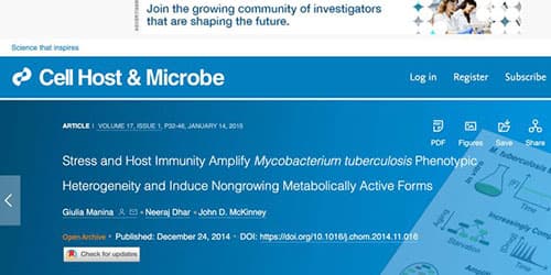 CELL HOST AND MICROBE – Scientific Paper – Stress and Host Immunity