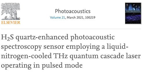 Elsevier – Scientific Paper – Photoacoustic Spectroscopy Sensor