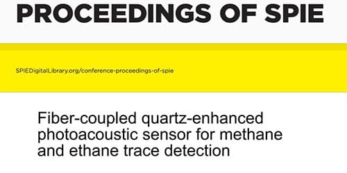 Spie – Scientific Paper – Methane and Ethane trace detection