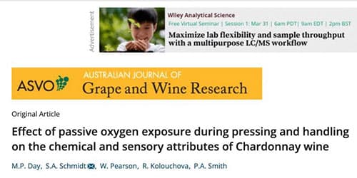 Wiley Online Library – Controlling Wine Oxygen Exposure