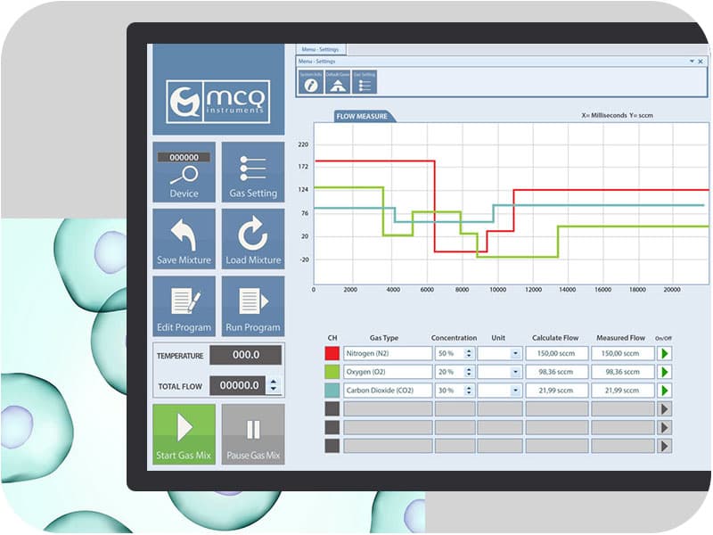 Gas Mixer Software Desktop