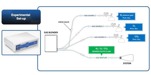 Gas Mixer for Carbon Nanotubes Development