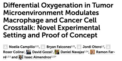 FRONTIERS – Scientific Paper – Differential Oxygenation in Tumor
