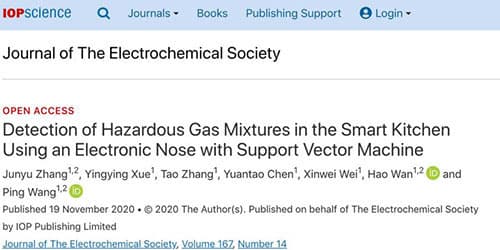JES – Scientific Paper – Detection of Hazardous Gas Mixtures in the Smart Kitchen