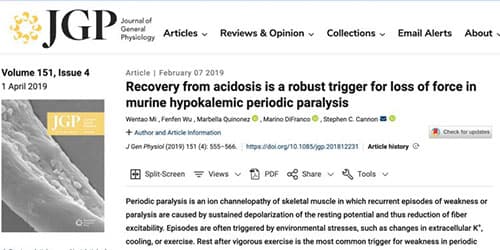 JGP – Scientific Papers – Recovery from acidosis