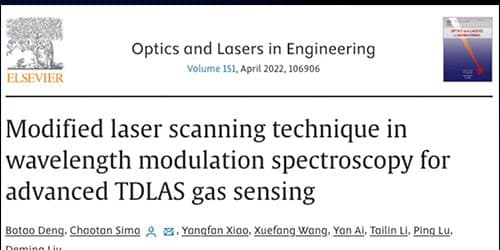 Modified laser scanning technique in wavelength modulation
