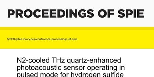 SPIE – Scientific Paper – Gas Mixtures Analysis – Photoacoustic Spectroscopy